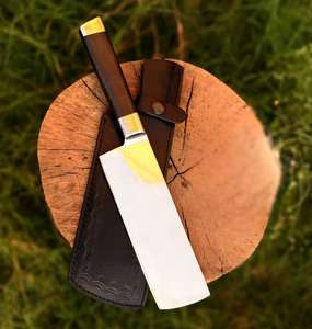 มีดเชฟเหล็กกล้าคาร์บอนสูงขายดี พร้อมด้ามไมคาร์ต้า สำหรับใช้ในร้านอาหาร พร้อมกระเป๋าหนัง มีดหั่นเนื้อ - Product Image 2