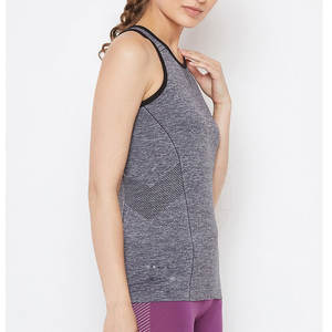 Débardeur en coton grande taille pour femmes, vêtements de sport d'entraînement d'été respirants et confortables avec logo personnalisé motif solide - Product Image 4