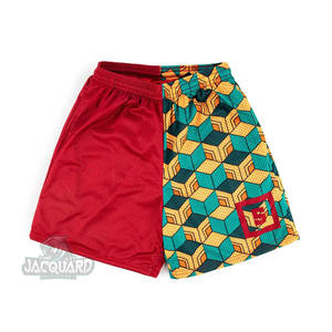 Short de basket-ball vintage imprimé sur mesure pour hommes été chaud 100% polyester maille élastique cordon de serrage taille XS 6XL écologique solide - Product Image 1