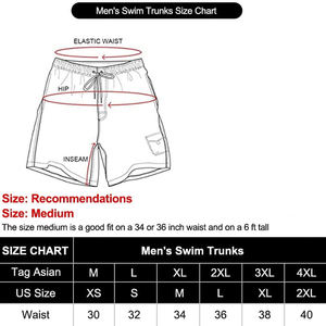 Pantalones cortos elásticos de 4 vías para hombre personalizados al por mayor pantalones cortos de playa de surf de secado rápido con cintura alta sin tirantes deportivo transpirable - Product Image 6