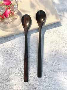 ช้อนไม้ทำมือสำหรับทำอาหารในครัว ใช้เสิร์ฟ ตัก ผสม และเตรียมอาหาร ทำจากไม้เนื้อเรียบ เป็นมิตรกับสิ่งแวดล้อม - Product Image 4