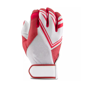Wholesale Professional PU/<b>PVC</b> Leather Baseball Batting <b>Gloves</b> with Custom Logo for Match and Catching Factory Price - Product Image 4