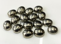 Pirita natural de gran calidad 4X6mm a 10x12mm cabujón ovalado AAA
