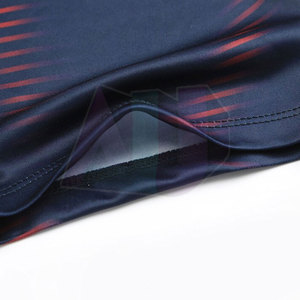 Wholesale Men's Adult Soccer Uniform V-Neck Short Sleeves Durable Polyester Fabric Quick Dry Technology for Training Matches - Product Image 5