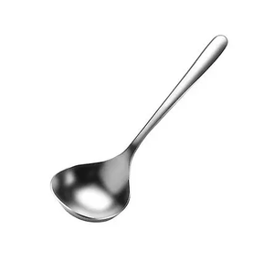 Design original en acier inoxydable cuillères de service de mariage faites à la main personnalisé cuisine maison couverts cuillère de service - Product Image 6