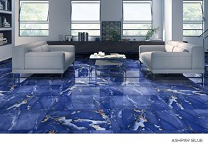 Carrelage de sol de salon en porcelaine émaillée noire antique entièrement polie Carreaux de marbre Carrelages de sol en porcelaine 600X1200 - Product Image 4