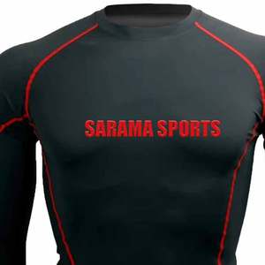 Factory Direct Sale <b>Men</b> MMA Rash Guard Light <b>Weight</b> <b>Men</b> Rash Guard Shirts Plus Size MMA Rash Guard Tops - Product Image 2