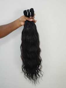 Extensiones de Cabello Natural Remy Virgen con Ondas Suaves y Doble Trama - Product Image 1