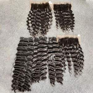 ผมต่อแบบลอนใหญ่ลอนธรรมชาติผมแท้แบบลอนผมดิบแบบ100% ผมลอน - Product Image 6