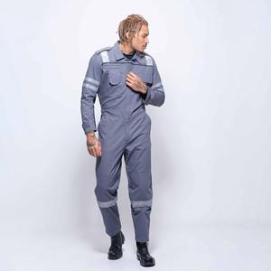 Premium Quality Customized Cotton <b>Work</b> Coverall <b>Waterproof</b> Flame-Retardant Safety Uniform Suit OEM Design - Product Image 1