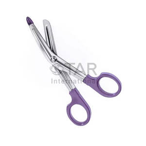 Tijeras de corte LISTER de alta calidad, tijeras universales en ángulo, sonda de 1 hoja, 145mm, 5,34 pulgadas, instrumentos médicos de acero inoxidable - Product Image 1