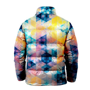 Chaqueta acolchada con cremallera Premium sublimada personalizada para hombre, chaqueta acolchada impermeable de moda de invierno fabricada en la parte superior - Product Image 2