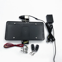 Support de plaque d'immatriculation rétractable de haute technologie pour carrosserie extérieure de voiture