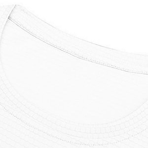 เสื้อยืดผู้ชายแบบเรียบง่าย สำหรับออกกำลังกาย แห้งเร็ว สวมใส่สบาย สีขาว ระบายอากาศได้ดี แขนสั้น เหมาะสำหรับออกกำลังกายและสวมใส่ลำลอง ผลิตจากผ้าฝ้ายถัก 100% - Product Image 5