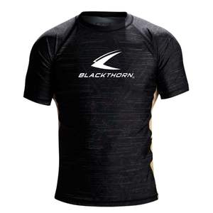 Rashguard design personnalisé Rashguard extensible dans les 4 sens Mma Rushguard Bjj OEM Mma Rashguard pour hommes Rashguard à manches longues - Product Image 1