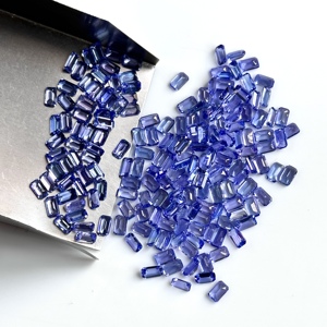 แทนซาไนต์ธรรมชาติทรงแปดเหลี่ยมเจียระไน 4x6 มม. คุณภาพสูง รับรองโดย IGI อัญมณีหลวมสำหรับทำเครื่องประดับ ราคาขายส่ง - Product Image 1