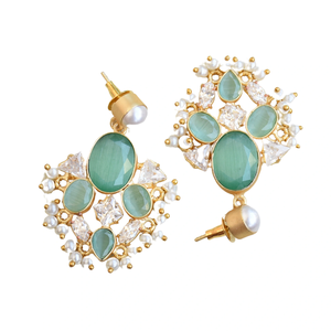 Unique Designer Fashion <b>Jewelry</b> Earrings Modern High Quality Zirconia Jewellery With <b>Crystals</b> Wholesale Designer Trendy Earrings - Product Image 6