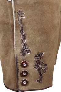 2024 bavarois Oktoberfest Lederhosen haut allemand homme décontracté brodé léger court garçons fête tenue bouton mouche OEM - Product Image 3