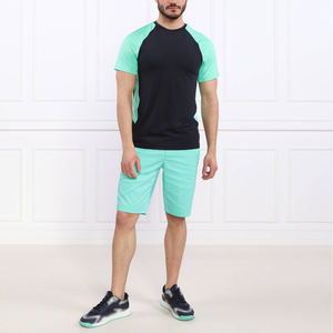 ราคาขายส่งที่ดีที่สุดโลโก้ที่กําหนดเอง Raglan แขนผู้ชายเสื้อยืดยิม / ขายร้อนผู้ใหญ่ขนาดผู้ชายยิมเสื้อยืด - Product Image 6