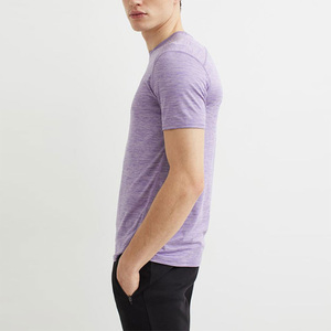T-shirt pour homme, vêtement de sport, de fitness, d'athlétisme, de course à pied, avec logo personnalisé, tendance, vente en gros, été 2023 - Product Image 3