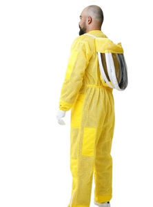 Custom OEM Low Price Dual Zipper <b>Full</b> <b>Body</b> Beekeeper <b>Suit</b> Heavy-Duty Mesh Fabric Anti-Static and Breathable Work Coverall - Product Image 6