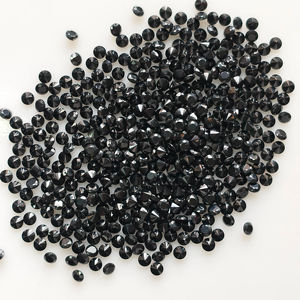 Espinela Negra Natural de 2.5MM, Corte Brillante Redondo, Gemas Sueltas de la Mejor Calidad para Joyería, Gemas de Montaña Roja - Product Image 3