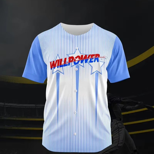 เสื้อเบสบอลราคาสมเหตุสมผลใหม่ สำหรับทุกเพศ ราคาถูก คุณภาพดีที่สุด ขายส่ง เสื้อเบสบอล ระบายอากาศ แห้งเร็ว - Product Image 1