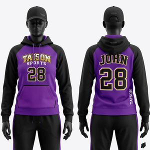 Sudadera de Entrenamiento de Fútbol Americano para Mujer, Algodón y Poliéster, Panel Amarillo, Manga con Contraste, Logotipo Bordado Personalizado - Product Image 5