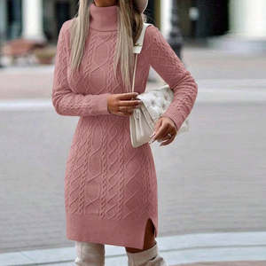 Robe midi en tricot à motifs Loren Wool, 10957 - Product Image 2