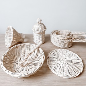 Wholesale Rattan Pretend Playing <b>Toys</b> for Baby Well-crafted Playful <b>Kitchen</b> Cooking Kids <b>Toy</b> <b>Set</b> - Product Image 3