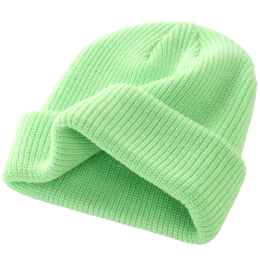 قبعة Beanie منسوجة عليها شعار مخصص مطرزة قبعة Beanie محبوكة للشتاء
