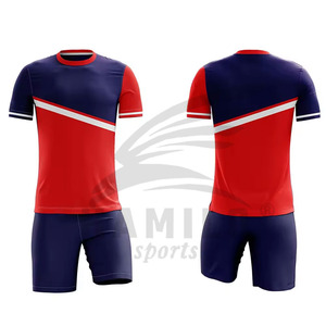 Uniformes de Fútbol con Logotipo Personalizado, Último Diseño en Venta, Jersey de Poliéster para Adultos, Transpirable, Manga Corta, con Impresión de Nombre - Product Image 3
