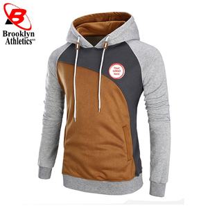 OEM Free Sample Men's Pullover <b>Hoodie</b> Set 50% Cotton 50% Polyester Long Sleeve Solid Winter Regular Fit Fleece Puff Technics - Product Image 4