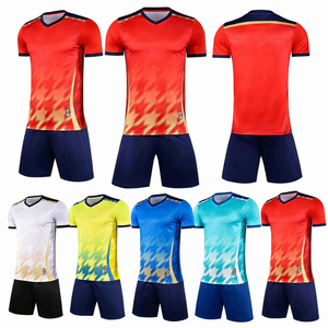 Conjunto de Camiseta de Fútbol Personalizada SM para Clubes Nacionales, 100% Poliéster, Teñido Liso, Impresión por Transferencia de Calor, Uniforme de Fútbol - Product Image 3