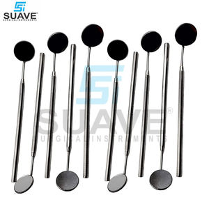 กระจกส่องฟันแบบมีด้ามจับที่ทำจากสแตนเลสอุปกรณ์ทันตกรรมโดยเครื่องมือผ่าตัด - Product Image 2