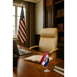 Custom Missouri <b>for</b> State <b>Flag</b>-3x5ft Digital Printing Aluminum <b>Pole</b> Pennant Cotton Nylon Plastic Vinyl Silk - Product Image 2
