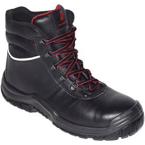 <b>POWER</b> STEP MID+ Black Full Leather Safety Boots S3 HRO SRC EN20345 Size 44 - Product Image 2