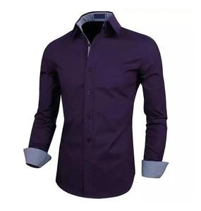 Top Demand <b>Men's</b> New Fashion Solid & Contrast Colour Button Long Sleeve Casual <b>Shirt</b> Breathable Anti-Shrink for Spring Autumn - Product Image 6