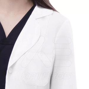 Blouse de chirurgien personnalisée, 100% coton, unisexe, usage hospitalier, faible MOQ, vêtements médicaux - Product Image 5