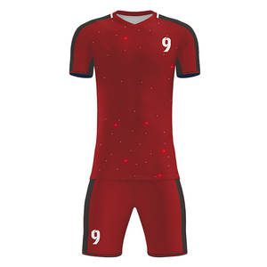 Uniformes de football personnalisés de haute qualité 100% polyester KS ENTERPRISES Impression par transfert de sublimation à dégradé de couleur Unisexe Adulte - Product Image 2