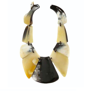 Collier en corne de boeuf fait à la main Unique corne de buffle bijoux tribaux cadeau complet personnalisé collier en corne de boeuf - Product Image 5