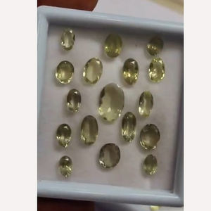 คริสโซเบอรีลธรรมชาติ 38 เม็ด ขนาด 5 มม. ถึง 14 มม. รูปไข่ ทรงหยดน้ำ ทรงแปดเหลี่ยม เจียระไน 57 กะรัต ขายส่ง Iroc คุณภาพสูง อัญมณีหลวม ราคา 137 ดอลลาร์สหรัฐฯ ทั้งหมด - Product Image 2