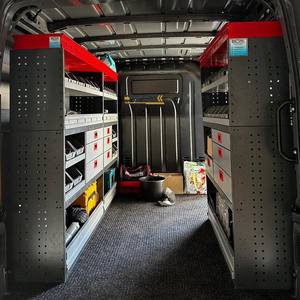 OEM High Quality Metal Modular Vehicle Storage Shelves & Van <b>Cabinets</b> with Padlockable Design for Minivan Right and Left Sets - Product Image 2