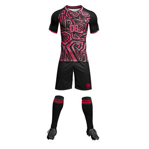 Uniformes d'entraînement sportif de football en polyester à séchage rapide de haute qualité unisexe ensemble de hauts avec logo personnalisé disponible en service OEM - Product Image 3
