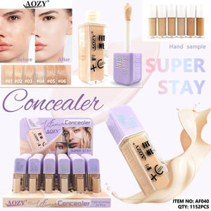 AOZY 6-Color Liquid Concealer Set Waterproof Long-Lasting Full Coverage <b>Foundation</b> for Dark Circles Features Whitening Contour - Product Image 2