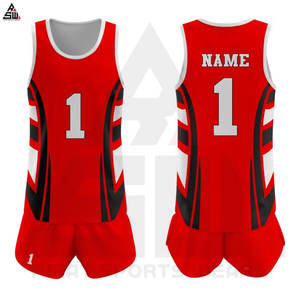 Uniforme de voleibol unisex de la mejor calidad servicio OEM cómodo personalizado establece poliéster 100% sublimado completo - Product Image 5