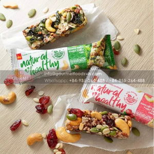 Venta al por mayor 25g arándanos anacardos con sabor nutricional oblea de azúcar duro dulce caja de sabor Natural saludable juego pastel Bar Vietnam - Product Image 6