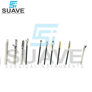 ชุดเครื่องมือผ่าตัดผ่านกล้องแบบสองขั้ว 11 ชิ้น ทำจากสแตนเลส ขนาด 5 มม. x 330 มม. คุณภาพดีที่สุด ใช้ซ้ำได้ โดย SUAVE SURGICAL INSTRUMENTS - Product Image 5