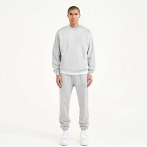 Sweat-shirt à col rond pour homme personnalisé, poids lourd, 100% coton, uni - Tissu écologique, anti-rétrécissement et respirant - Product Image 2