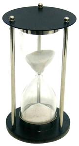 H.M.A Handicrafts Vintage Brass <b>Hourglass</b> <b>Timer</b> with White Sand Nautical Sand Clock Decoration - Product Image 5